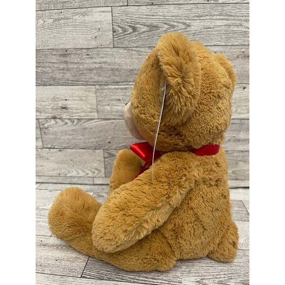 8” Mary Meyer Teddy Bear Holly Sitting Plush w/ Tag Stuffed Animal Bear Paw Feet - Picture 4 of 8